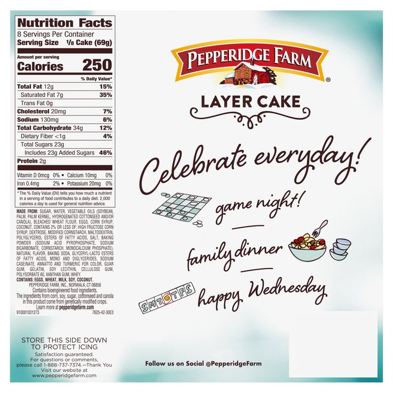 Pepperidge Farm Classic Coconut Layer Cake, 19.6 oz