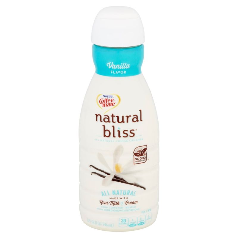 Nestlé Coffee-Mate Natural Bliss Vanilla Flavor All Natural Coffee Creamer, 32 fl oz