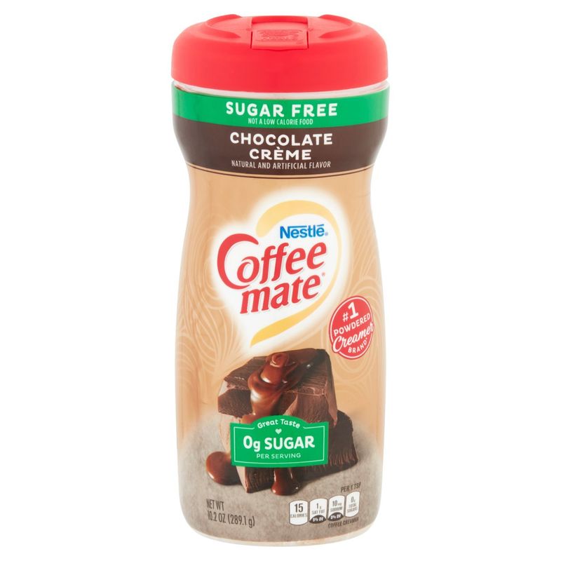 Nestlé Coffee Mate Sugar Free Chocolate Crème Coffee Creamer, 10.2 oz