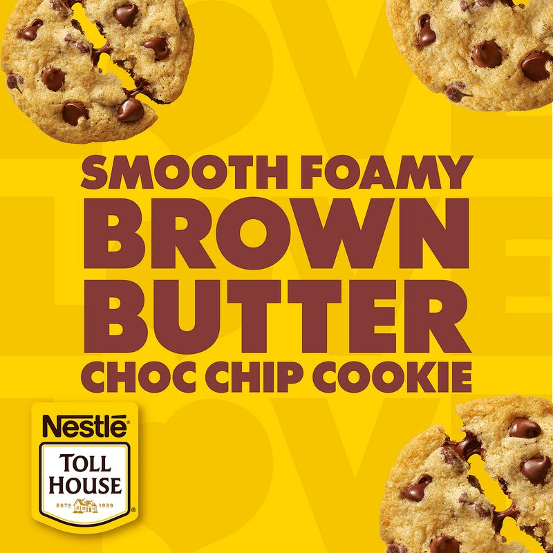 Nestlé Coffee Mate Brown Butter Choc Chip Cookie Cold Foam Creamer, 14 oz