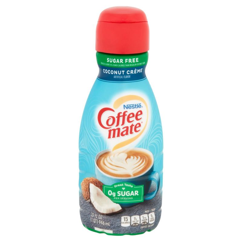 Nestlé Coffee Mate Sugar Free Coconut Crème Coffee Creamer, 32 fl oz