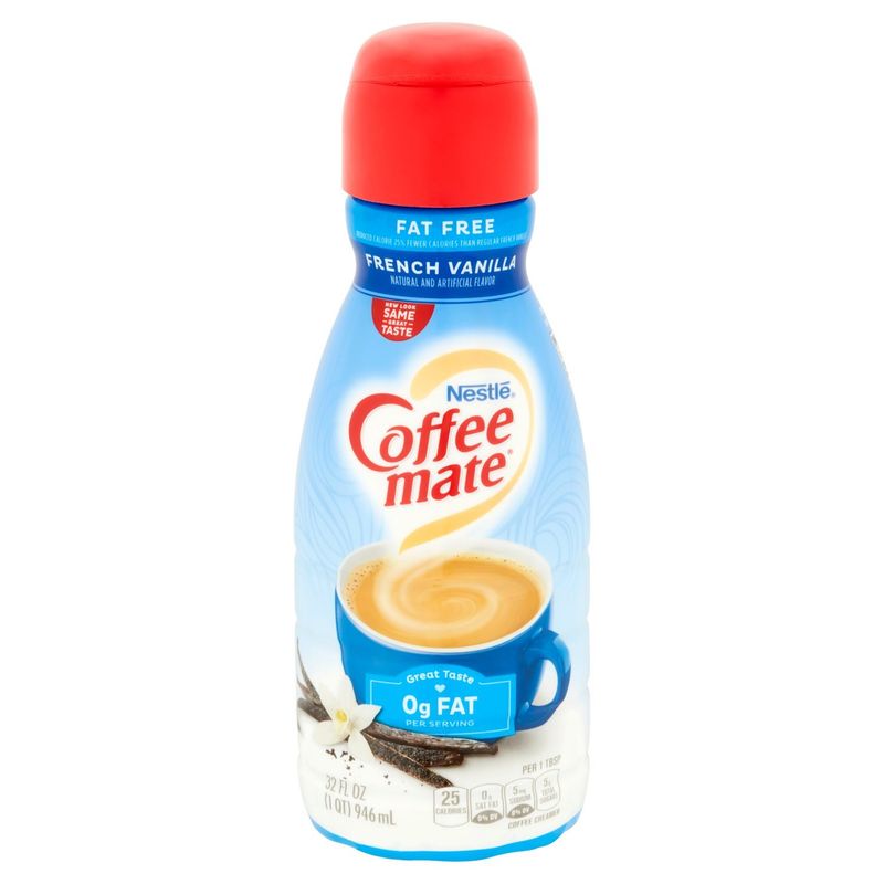 Nestlé Coffee Mate Fat Free French Vanilla Coffee Creamer, 32 fl oz