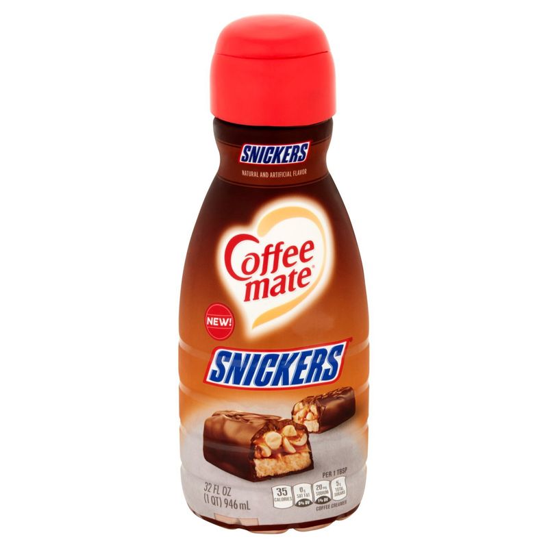 Coffee Mate Snickers Coffee Creamer, 32 fl oz