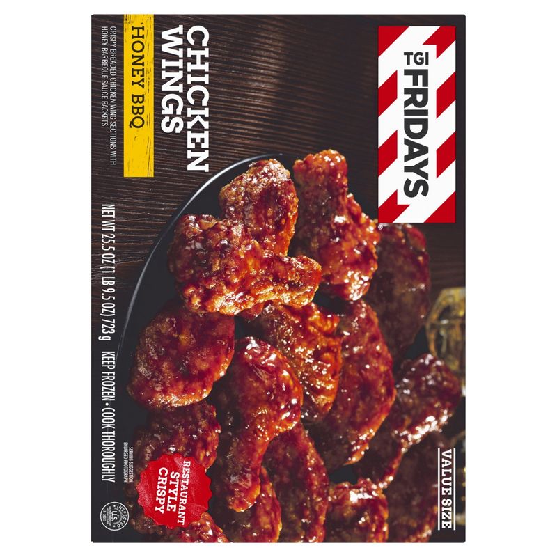 TGI Fridays Honey BBQ Chicken Wings Value Size, 25.5 oz