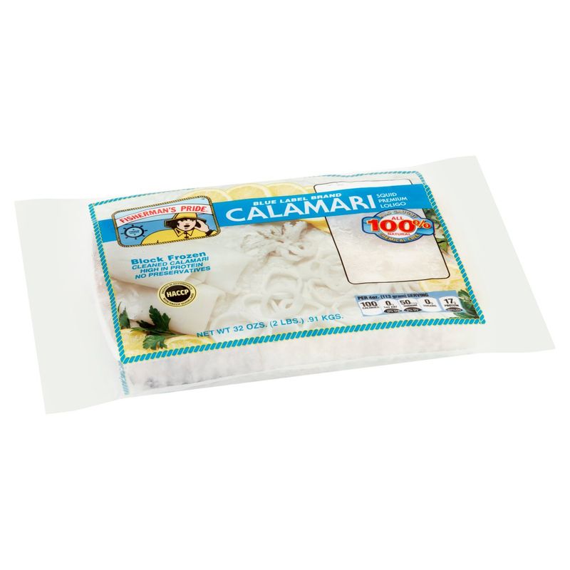 Fisherman's Pride Blue Label Brand Calamari, 32 oz