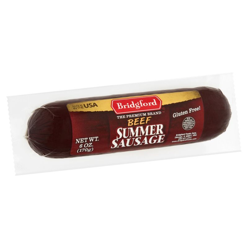 Bridgford Beef Summer Sausage, 6 oz