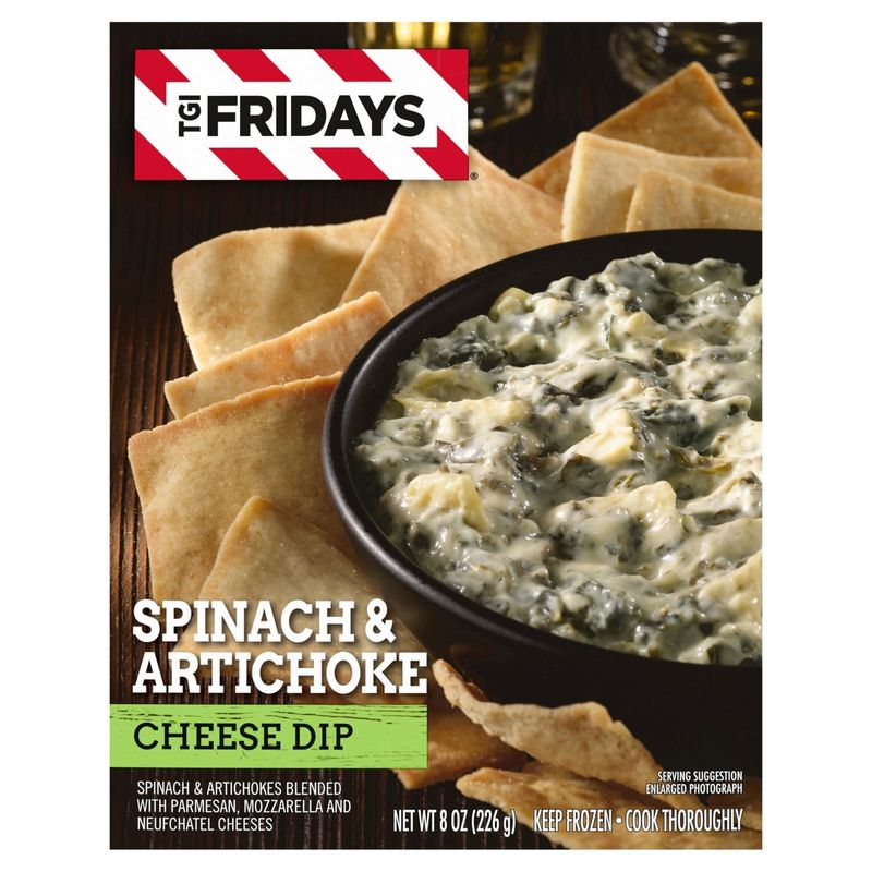 TGI Fridays Spinach &amp; Artichoke Cheese Dip, 8 oz