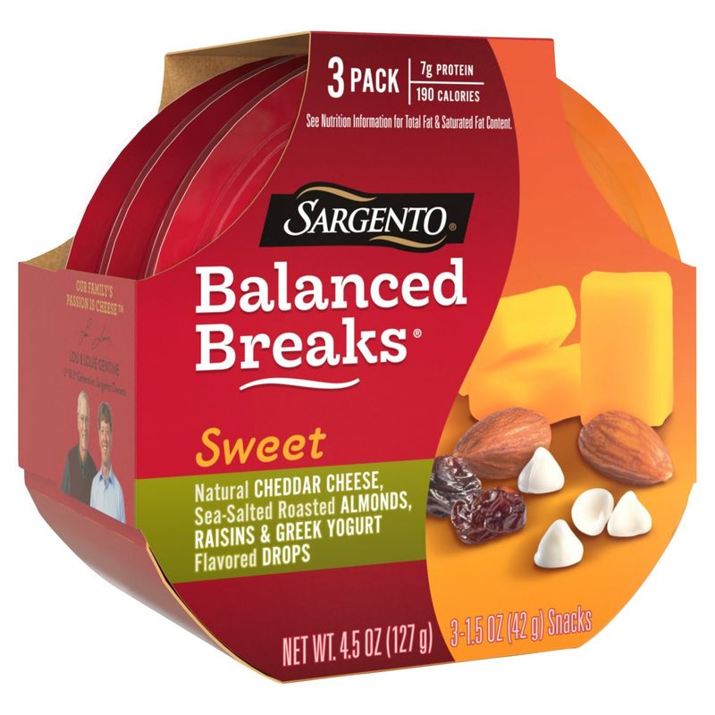 Sargento Balanced Breaks Sweet Snacks, 1.5 oz, 3 count