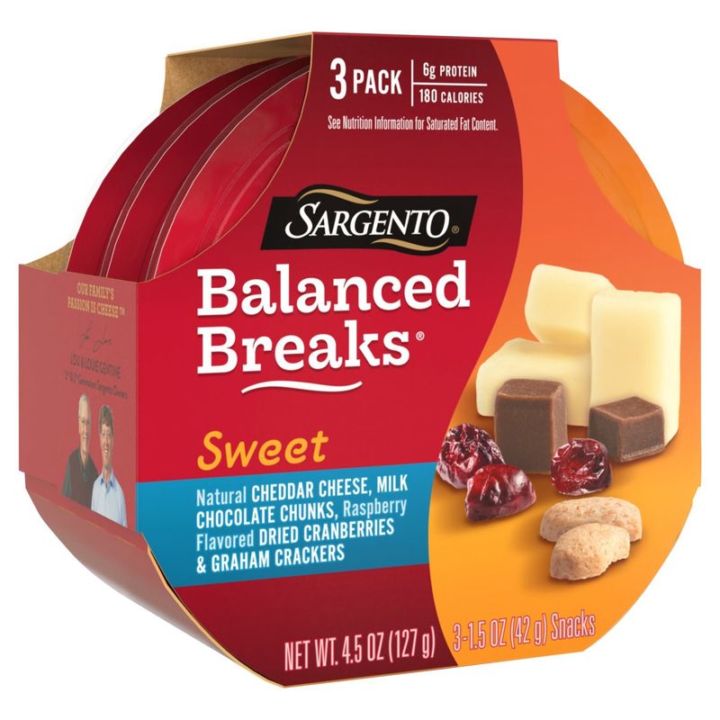 Sargento Balanced Breaks Sweet Snacks, 1.5 oz, 3 count