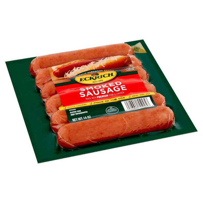 Eckrich Smoked Sausage, 6 count, 14 oz