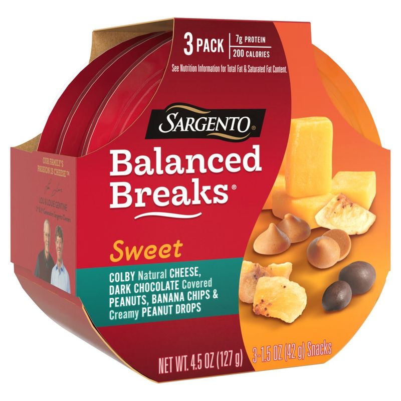Sargento Balanced Breaks Sweet Snacks, 1.5 oz, 3 count