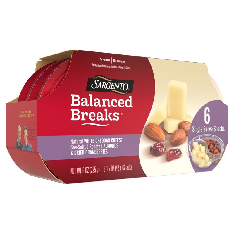 Sargento Balanced Breaks Snacks, 1.5 oz, 6 count