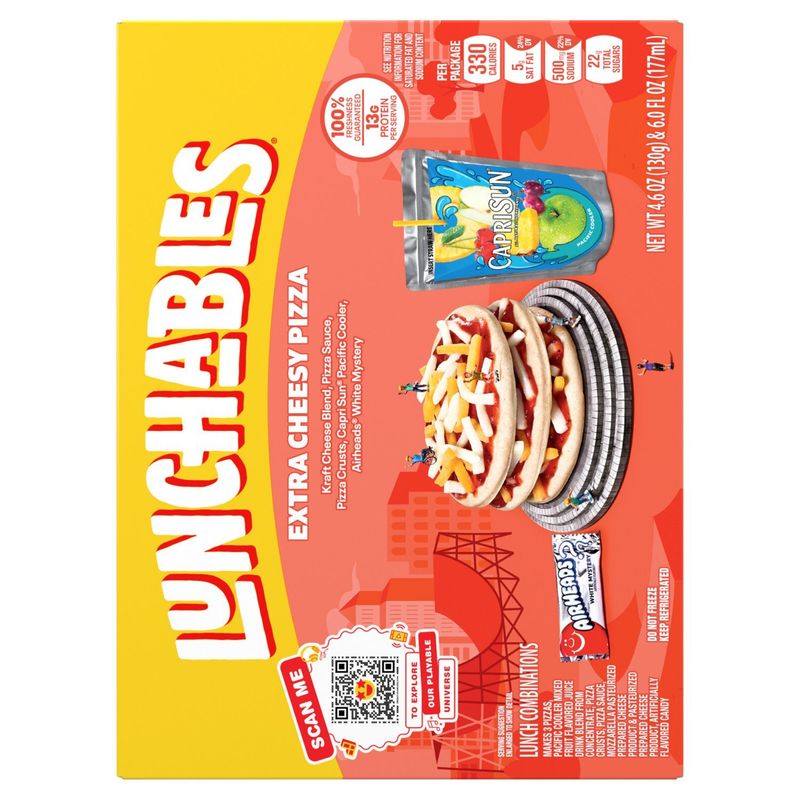 Lunchables Extra Cheesy Pizza, 4.6 oz