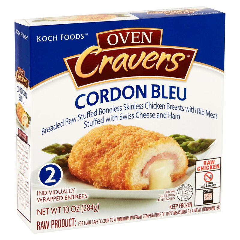 Koch Foods Oven Cravers Cordon Bleu, 2 count, 10 oz