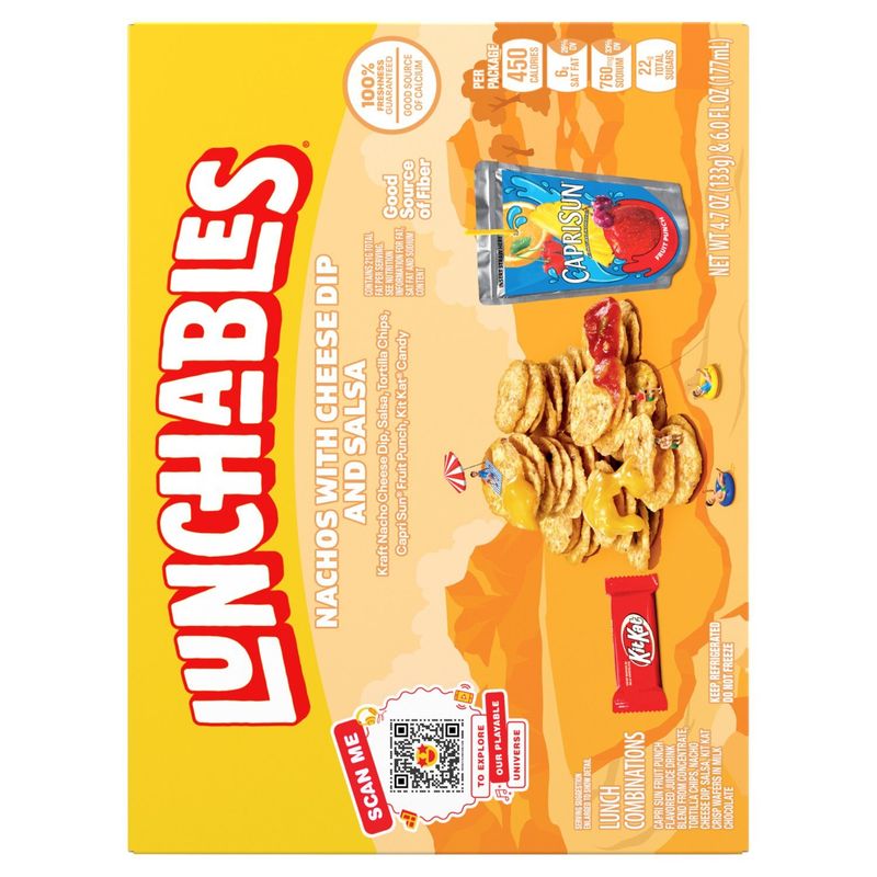 Lunchables Nachos with Cheese Dip and Salsa, 4.7 oz