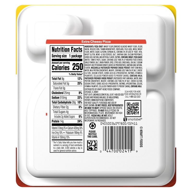 Lunchables Extra Cheesy Pizza, 4.2 oz