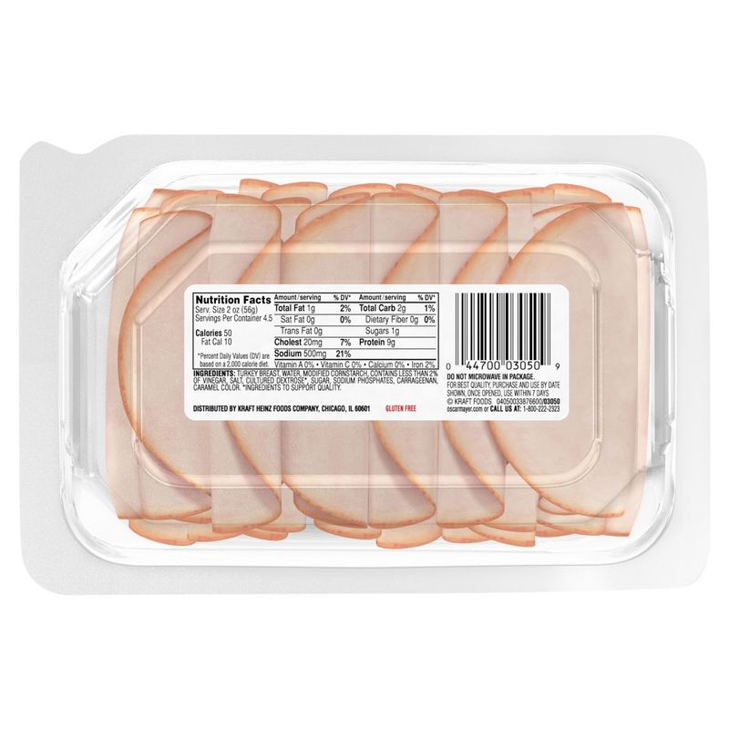 Oscar Mayer Deli Fresh Oven Roasted Turkey Breast, 9 oz