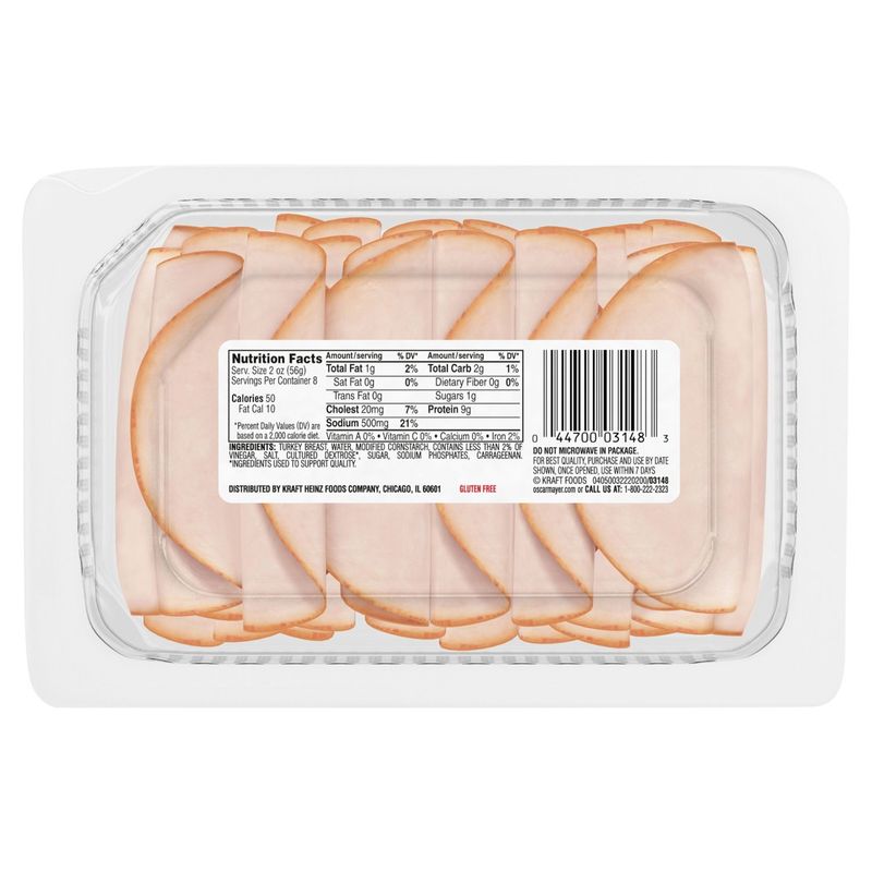 Oscar Mayer Deli Fresh Smoked Turkey Breast Family Pack, 16 oz