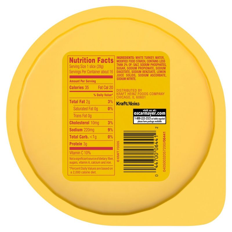 Oscar Mayer Lean Oven Roasted White Turkey, 16 oz