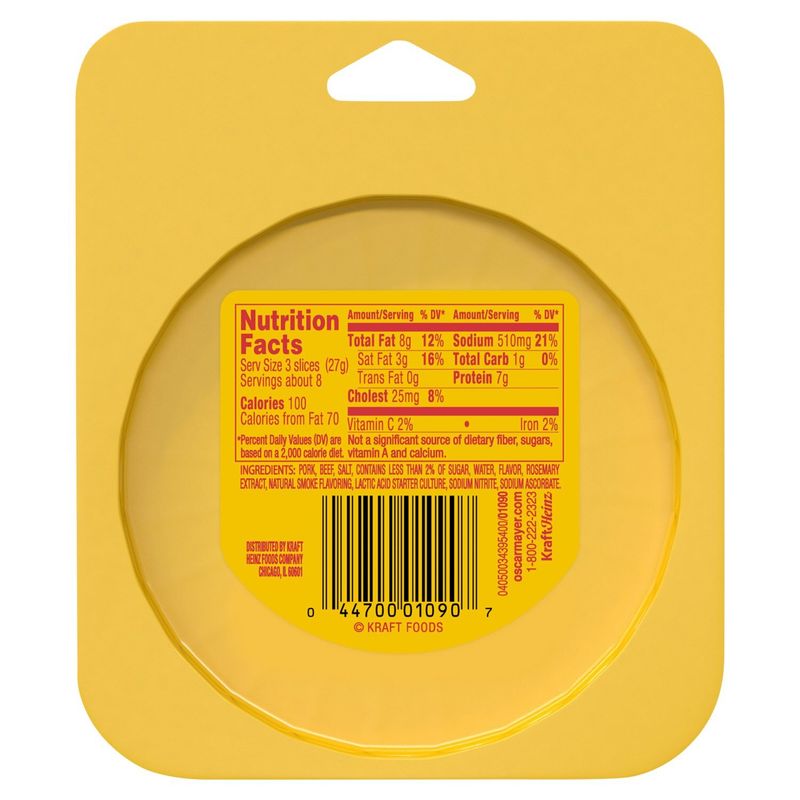 Oscar Mayer Original Hard Salami, 8 oz