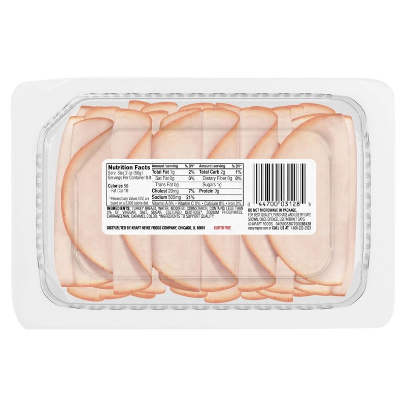 Oscar Mayer Deli Fresh Oven Roasted Turkey Breast Family Pack, 16 oz