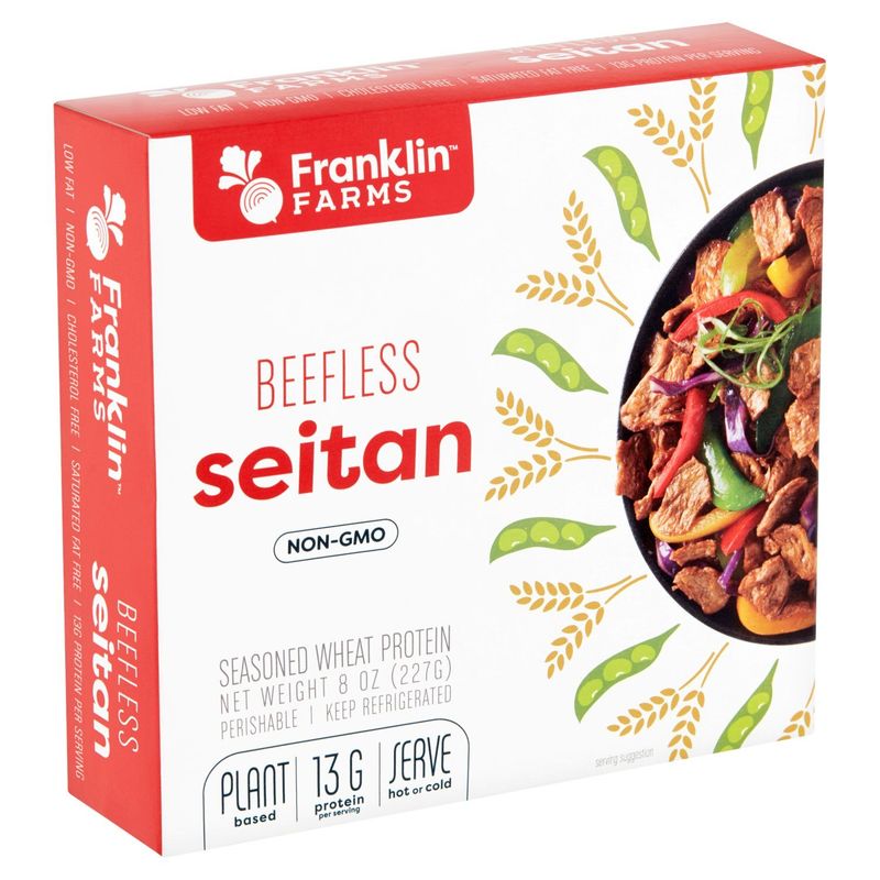 Franklin Farms Beefless Seitan, 8 oz