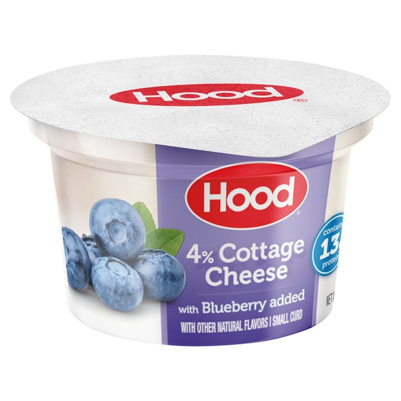 Hood 4% Cottage Cheese with Blueberry Added, 5.3 oz