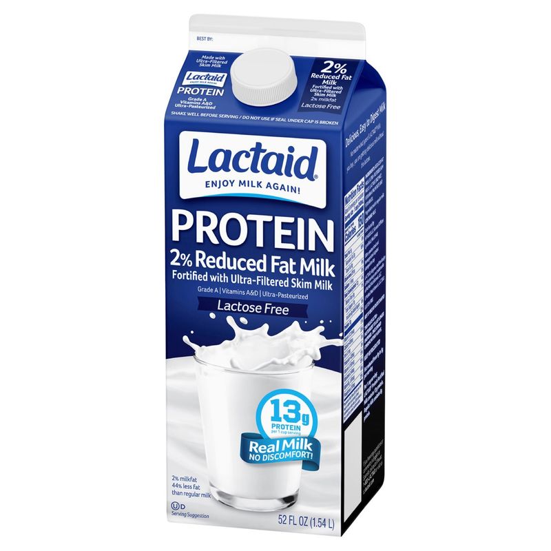 Lactaid Lactose Free Protein 2% Reduced Fat Milk, 52 fl oz