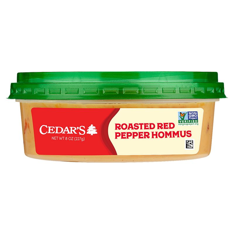 Cedar's Roasted Red Pepper Hommus, 8 oz