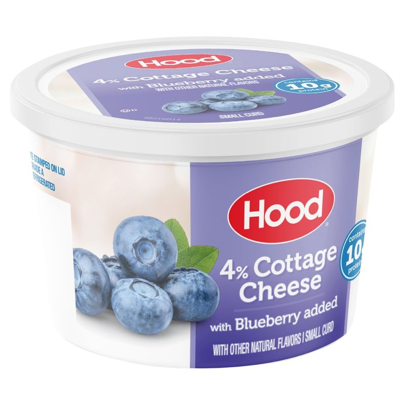 Hood 4% Cottage Cheese with Blueberry Added, 16 oz