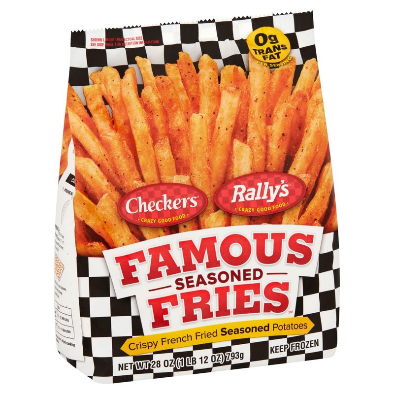 Checkers Rally's Famous Seasoned Fries, 28 oz