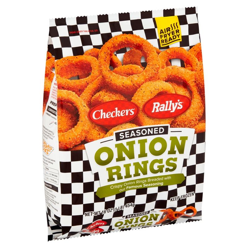 Checkers Rally's Seasoned Onion Rings, 16 oz