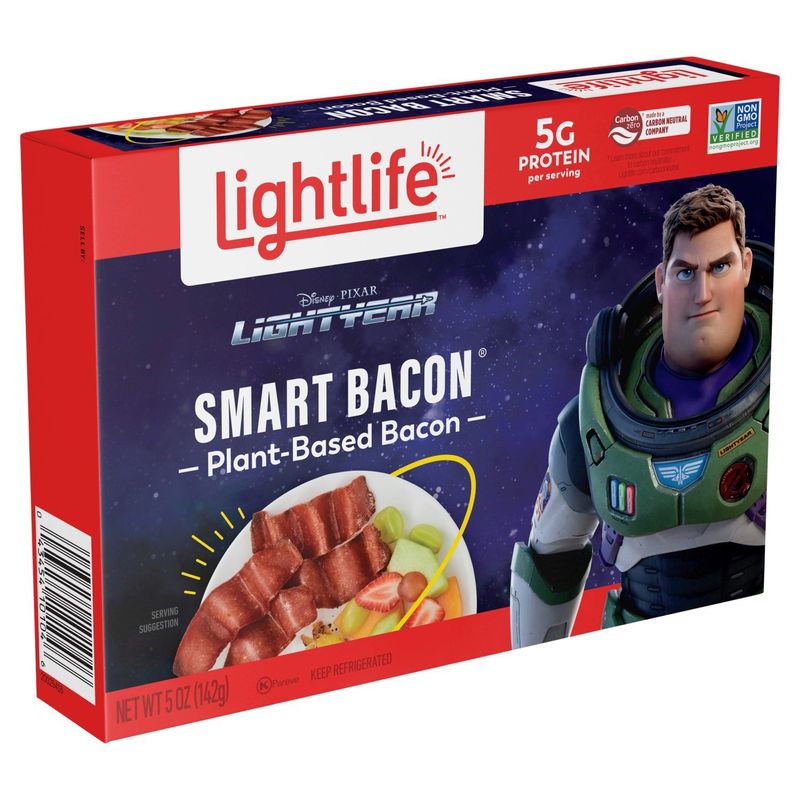 Lightlife Smart Bacon Plant-Based Bacon, 5 oz