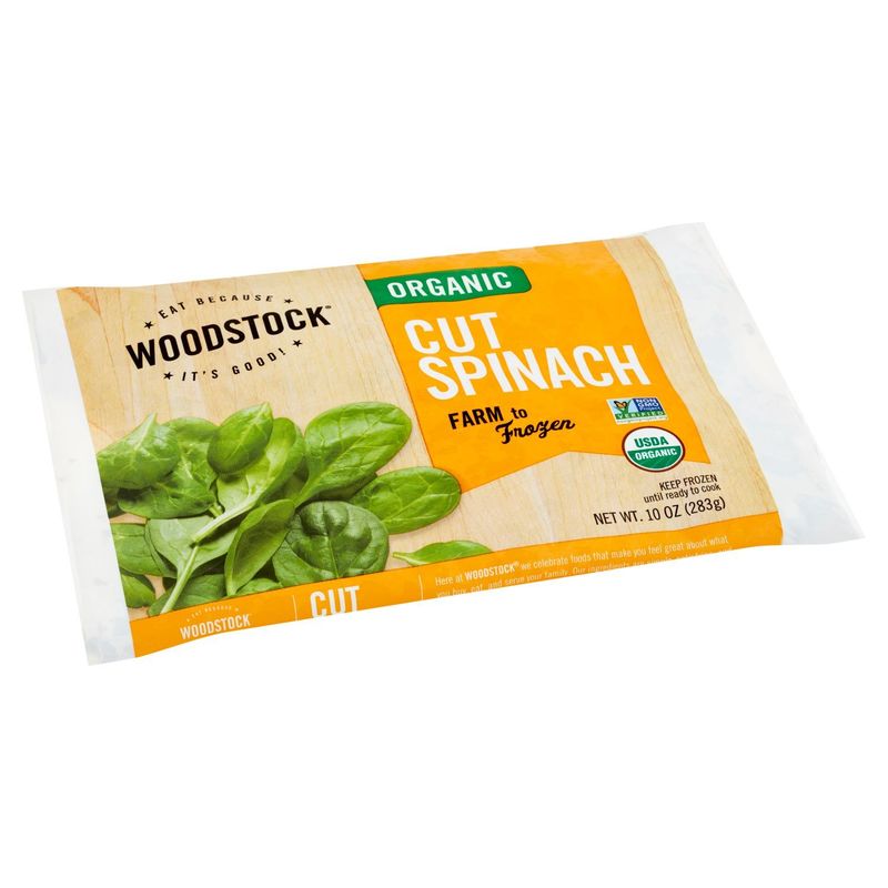 Woodstock Organic Cut Spinach, 10 oz