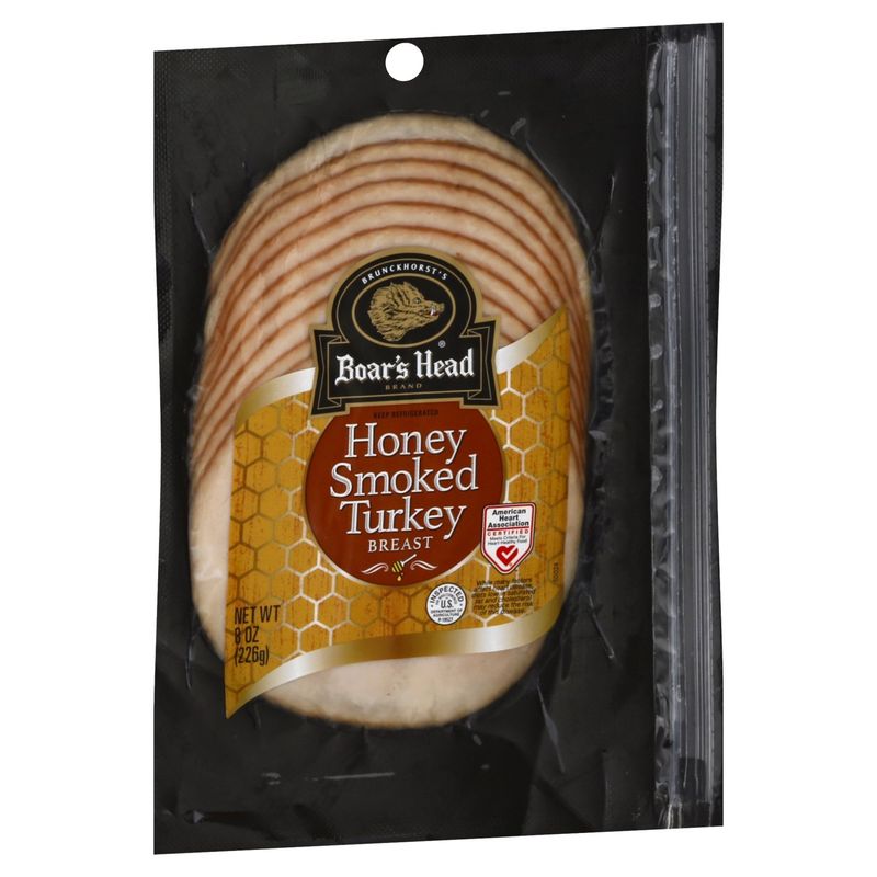 Boar's Head Honey Smoked Turkey Breast, 8 oz