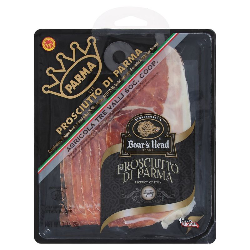 Boar's Head Prosciutto Di Parma, 8 count, 3 oz