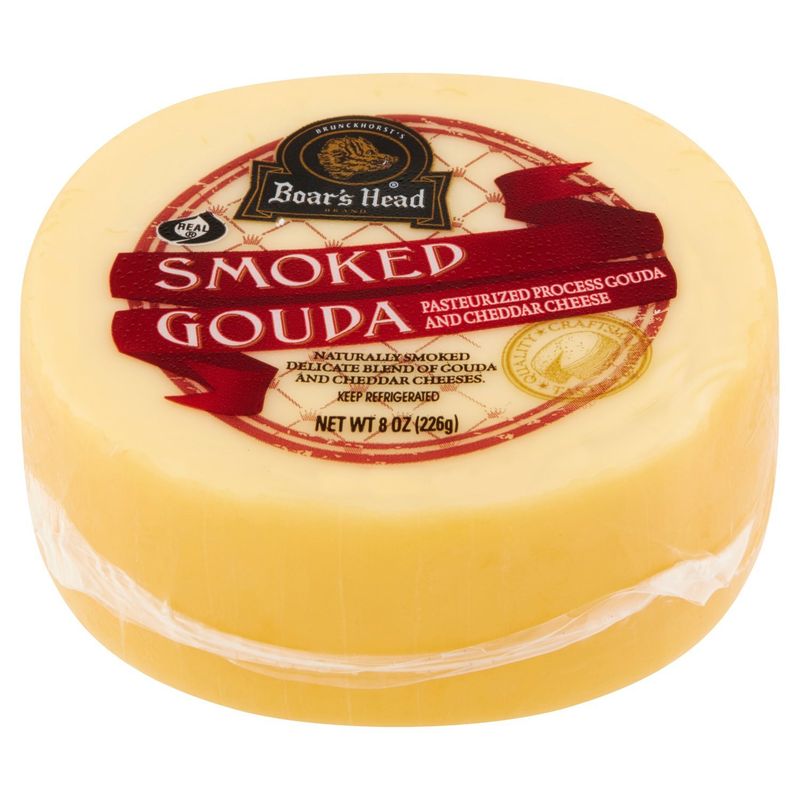 Boar's Head Smoked Gouda Cheese, 8 oz