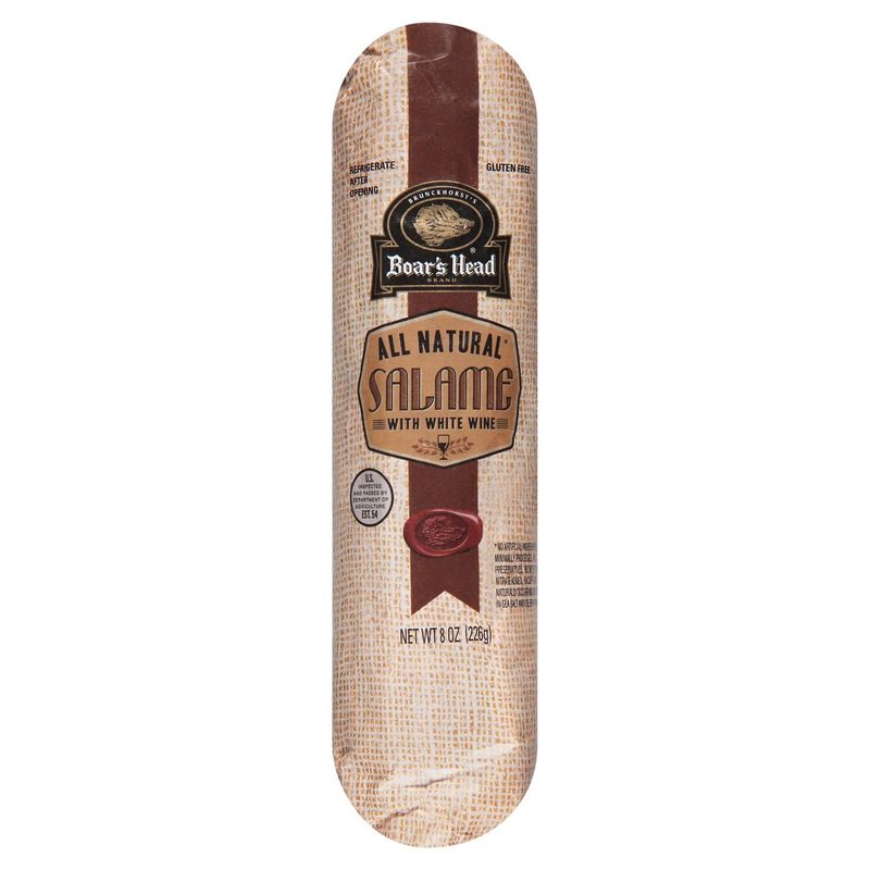 Boar's Head All Natural Salame with White Wine, 8 oz
