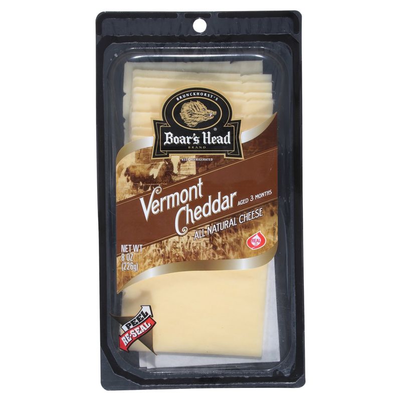 Brunckhorst's Boar's Head Vermont Cheddar Cheese, 8 oz