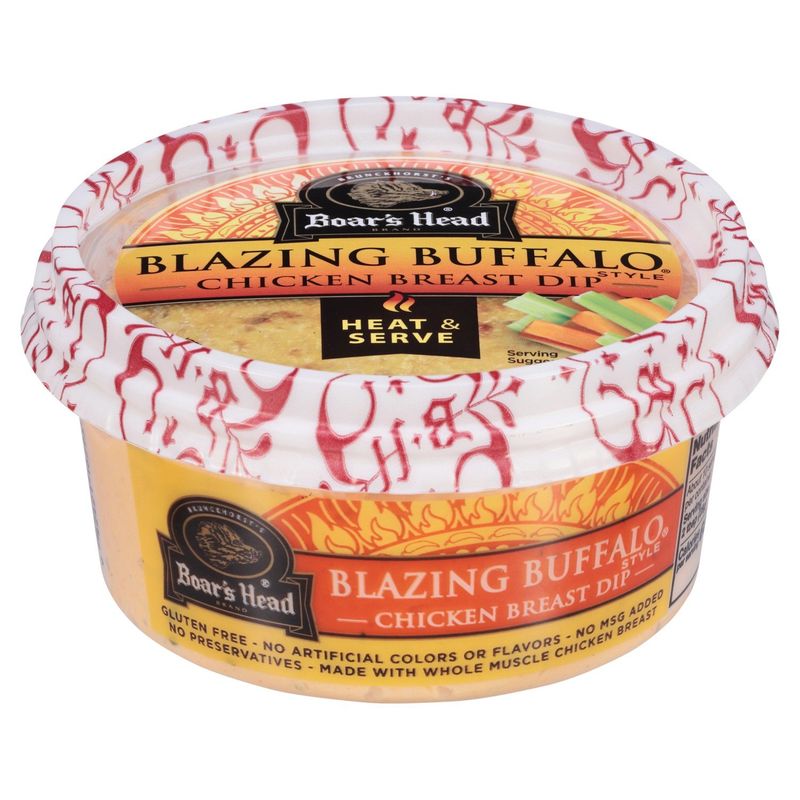 Boar's Head Blazing Buffalo Style Chicken Breast Dip, 10 oz