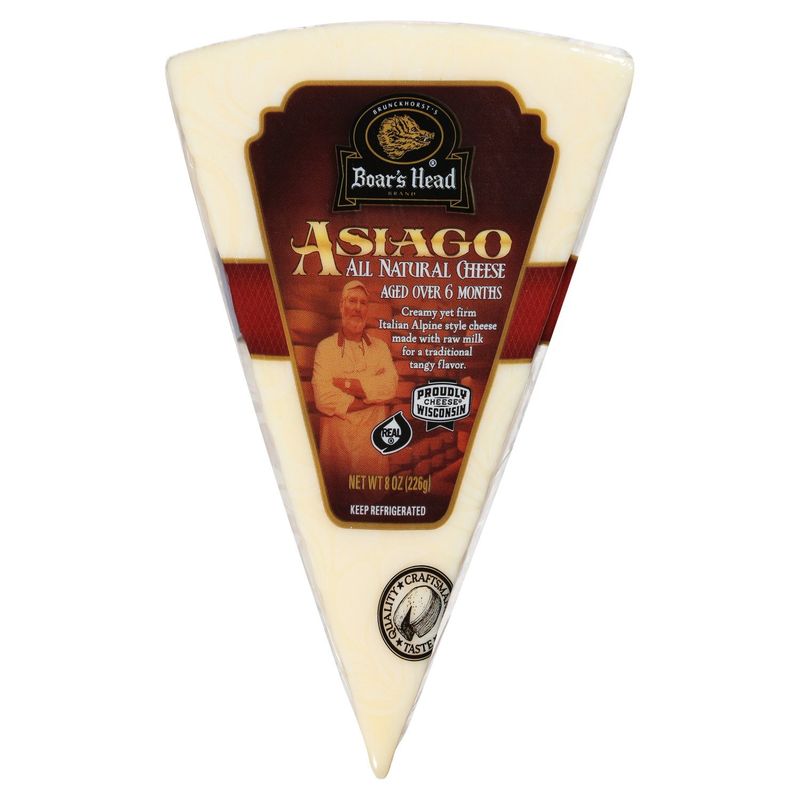 Boar's Head Asiago Cheese 8 oz