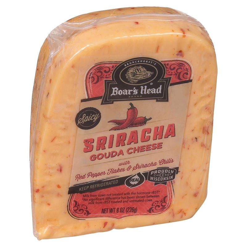 Boar's Head Spicy Sriracha Gouda Cheese 8 oz