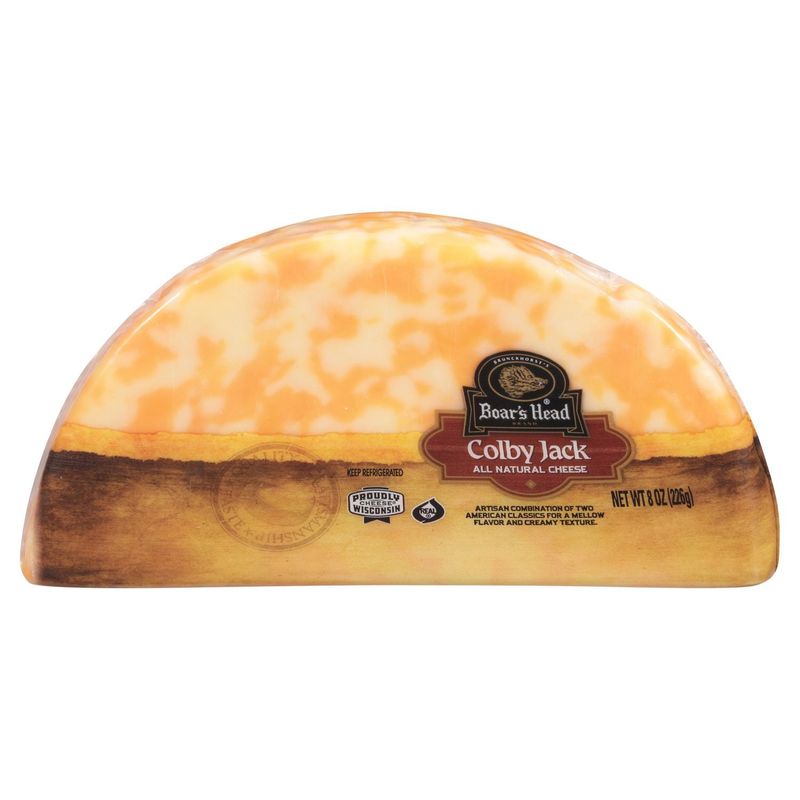 Boar's Head Colby Jack All Natural Cheese, 8 oz