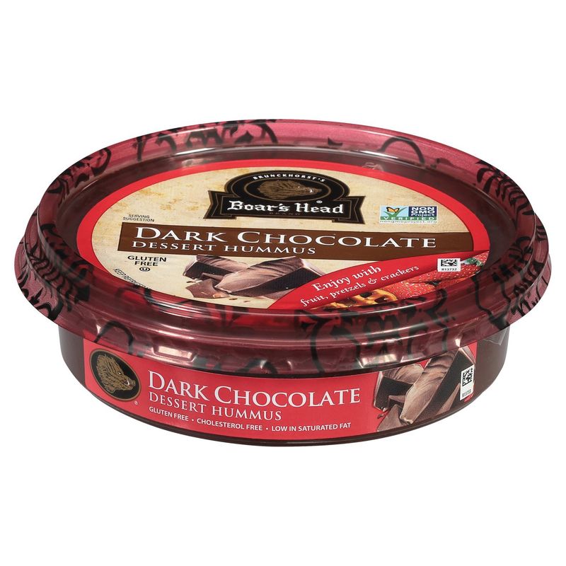 Boar's Head Dark Chocolate Dessert Hummus, 10 oz