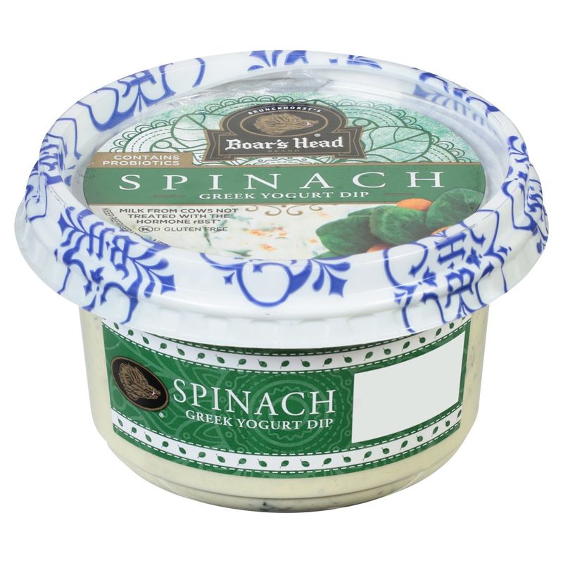 Boar's Head Spinach Greek Yogurt Dip, 12 oz