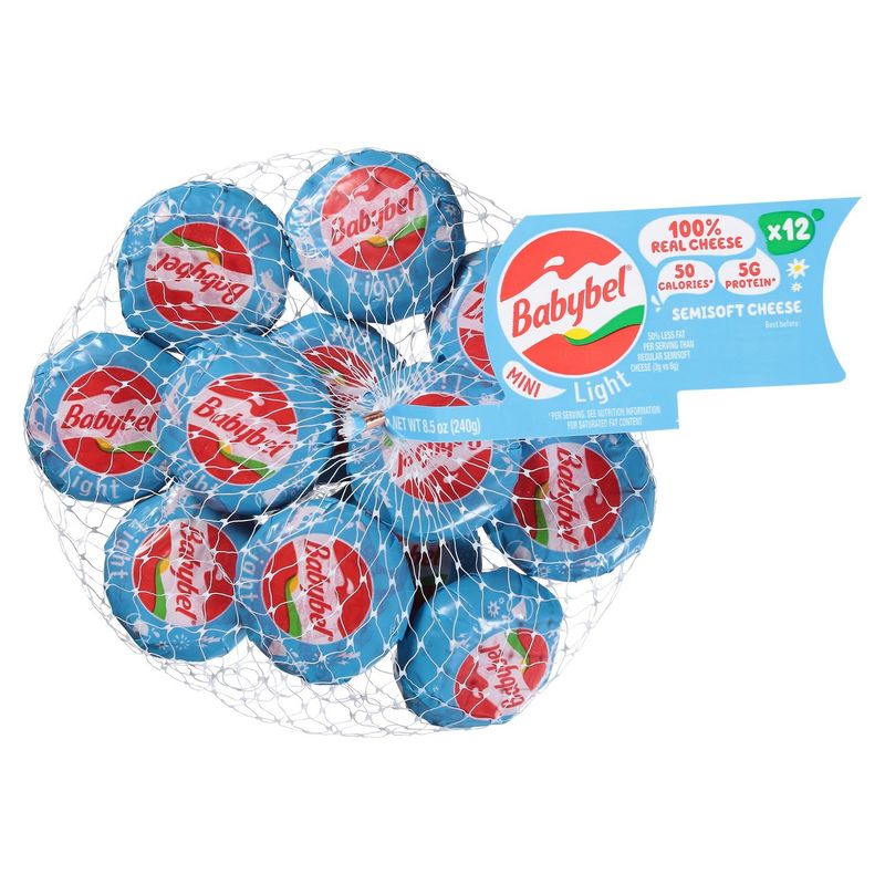 Babybel Mini Semisoft Cheese, 12 count, 8.5 oz