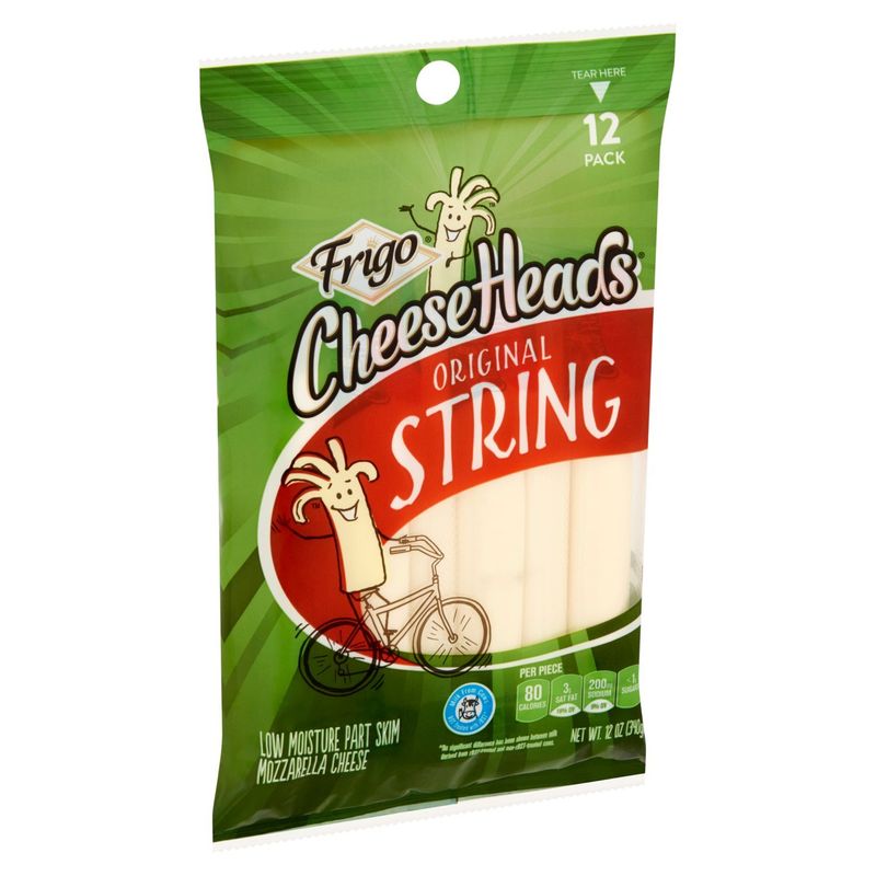 Frigo Cheese Heads Original String Cheese, 12 count, 12 oz