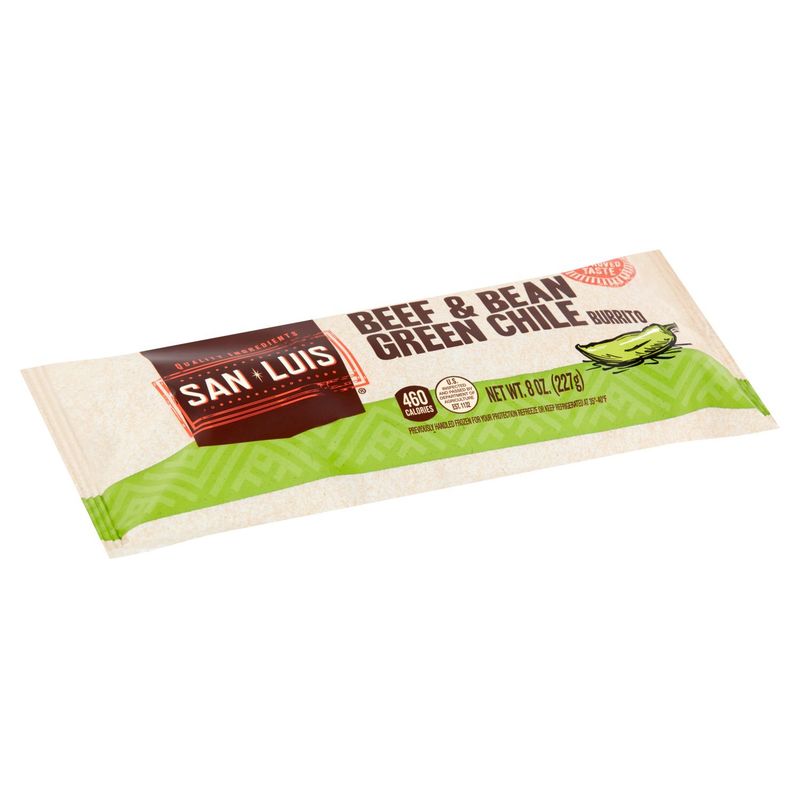 San Luis Beef &amp; Bean Green Chile Burrito, 8 oz