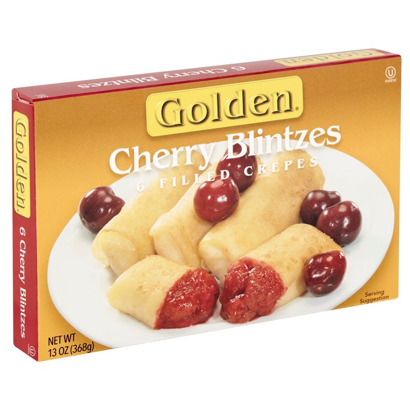 Golden Filled Crepes Cherry Blintzes, 6 count, 13 oz