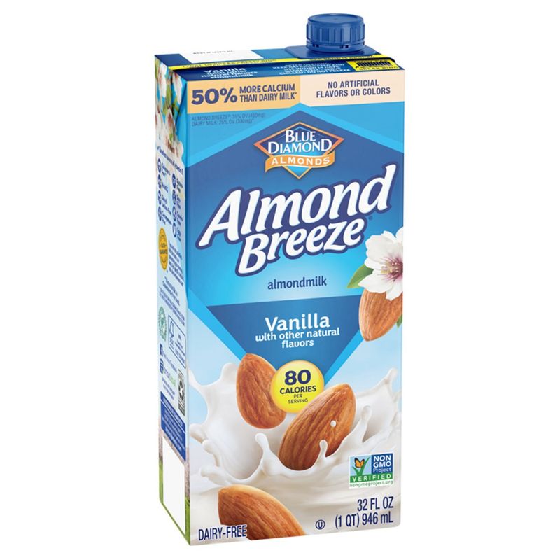 Blue Diamond Almonds Almond Breeze Vanilla Almondmilk, 32 fl oz